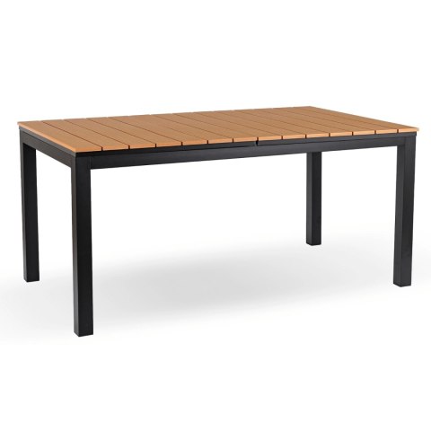 Stół Ogrodowy ARGOS 140-180 cm Dąb/Czarny