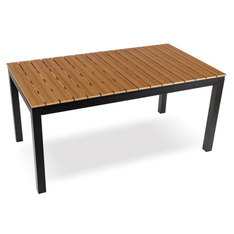 Stół Ogrodowy ARGOS 160-260 cm Dąb/Czarny