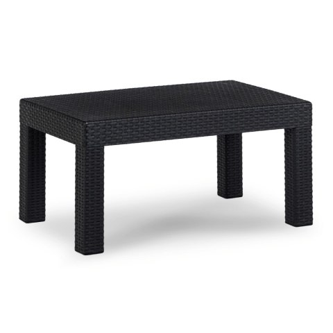 Zestaw Mebli Ogrodowych BRENTA Czarny/Szary