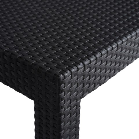 Zestaw Mebli Ogrodowych BRENTA Czarny/Szary