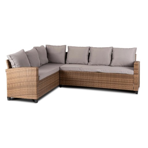 Zestaw Mebli Ogrodowych COMODO Brązowy/Szary