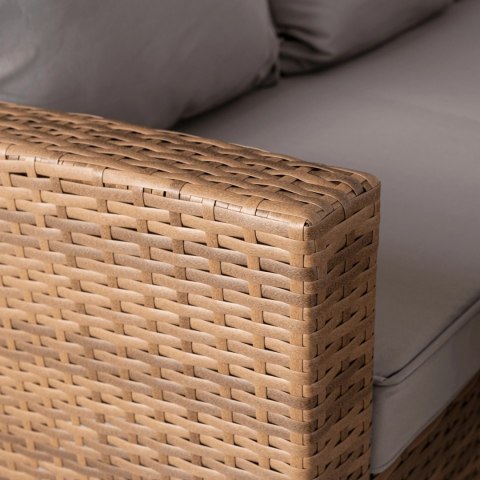 Zestaw Mebli Ogrodowych COMODO Brązowy/Szary