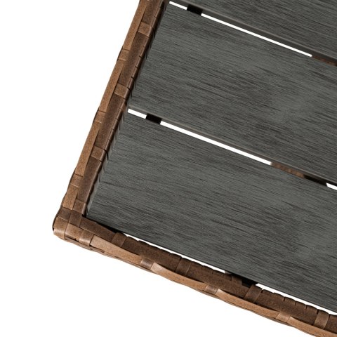 Zestaw Mebli Ogrodowych COMODO Brązowy/Szary