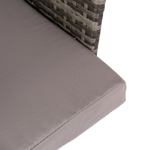 2x Krzesło Ogrodowe CORTO Szare Nowoczesne