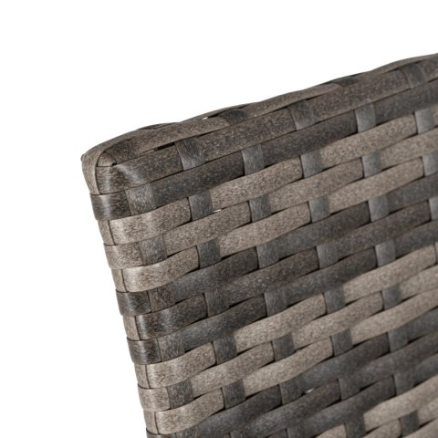 2x Krzesło Ogrodowe CORTO Szare Nowoczesne