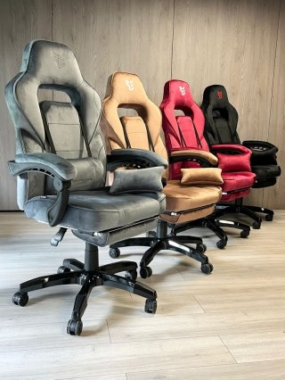 Fotel obrotowy do biurka TITAN GREEN ALCANTARA BASIC