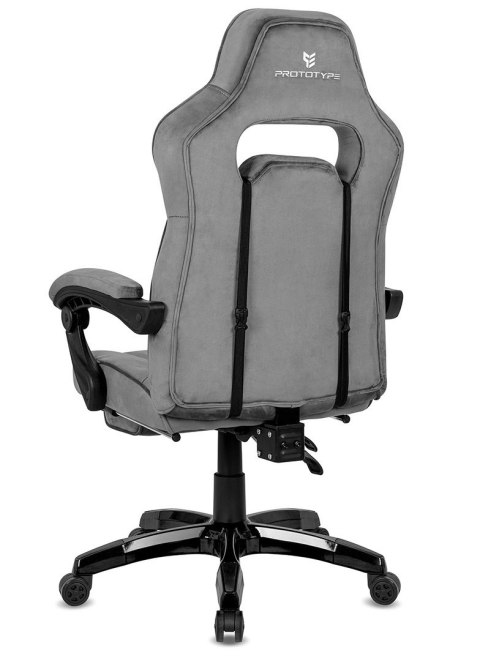 Fotel obrotowy do biurka TITAN GREY ALCANTARA PRO