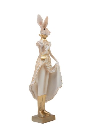 SHP Figurka dekoracyjna SHP RABBIT beżowa / złota