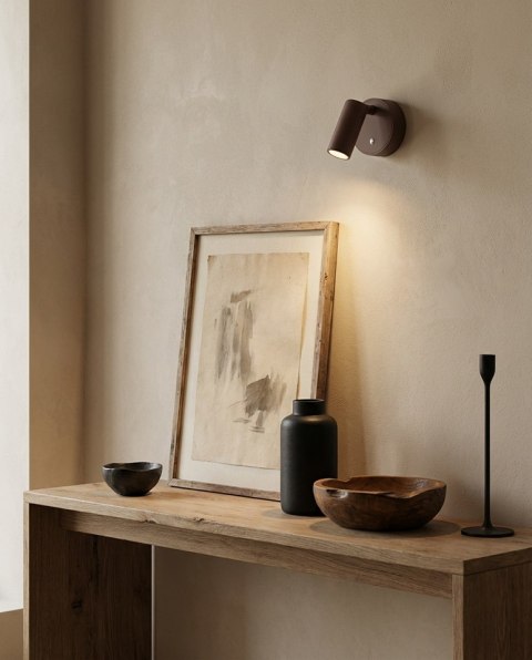 SHP Lampa ścienna SHP PICKET brązowa