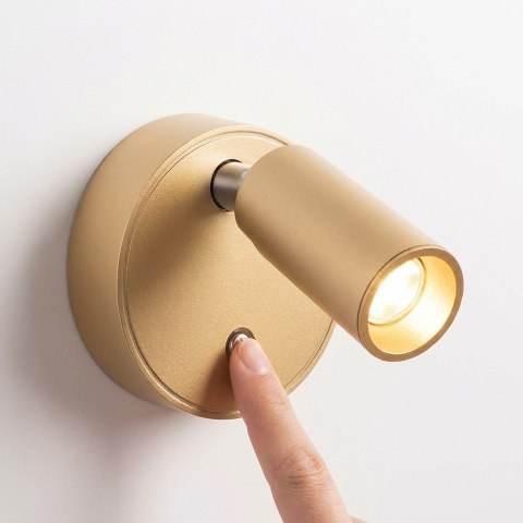 SHP Lampa ścienna SHP PICKET złota