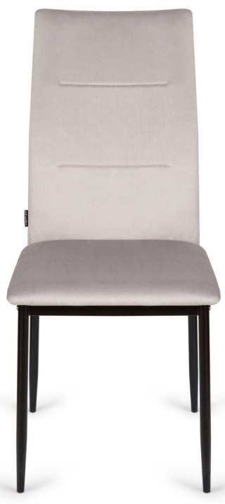 Krzesło tapicerowane VALVA DUO VELVET GREY