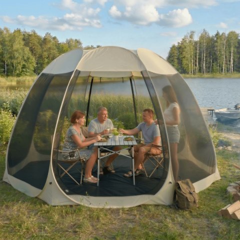 Pawilon CAMA 395 cm Altana Ogrodowa Beż/Czarny
