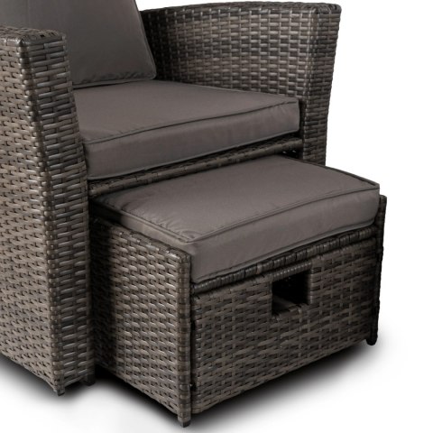 Zestaw Mebli Ogrodowych DELGADO Szary