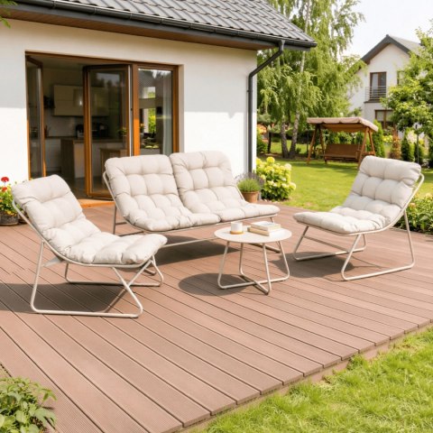 Zestaw Mebli Ogrodowych MEGARA Beżowy