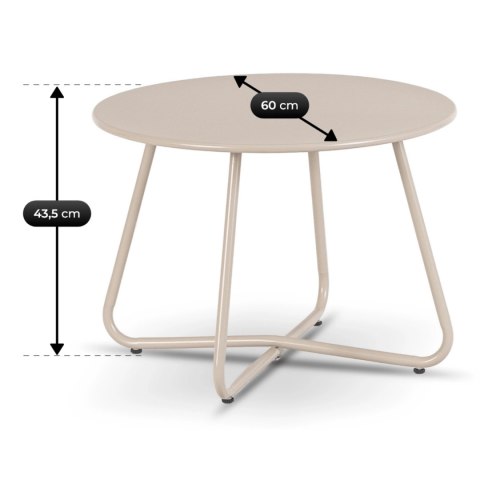 Zestaw Mebli Ogrodowych MEGARA Beżowy