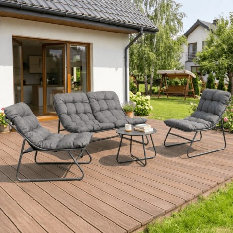 Zestaw Mebli Ogrodowych MEGARA Szary