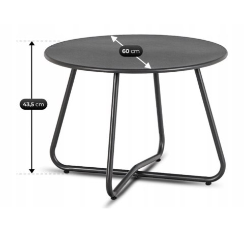 Zestaw Mebli Ogrodowych MEGARA Szary