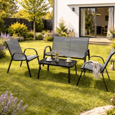 Zestaw Mebli Ogrodowych MINNESOTA Szary