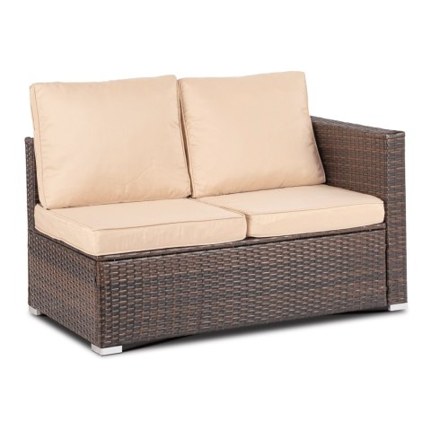 Zestaw Mebli Ogrodowych NEGRO Brązowy/Beżowy