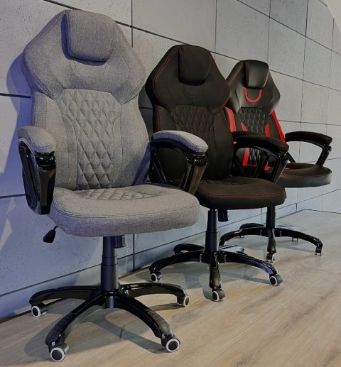 Fotel obrotowy do biurka SPIDER GREY FABRIC SPC
