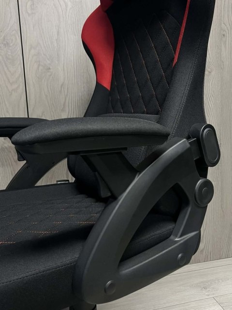 Fotel obrotowy gamingowy DESMO XL RED FABRIC