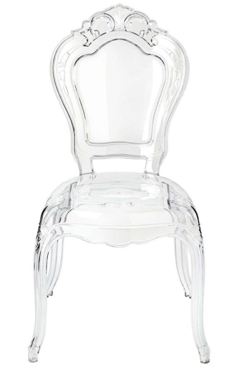 King Home Krzesło KING transparentne - poliwęglan