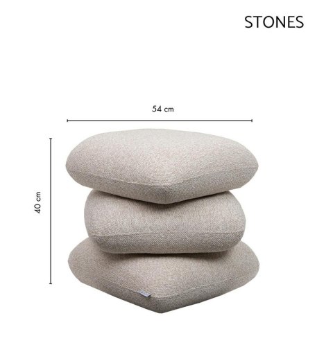 King Home Pufa STONES beżowa