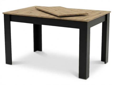 Stół NP 120-160x80 Artisan nogi czarne