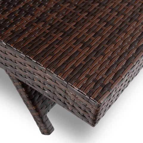 Fotel Ogrodowy FELIZ Brązowy/Beżowy Technorattan