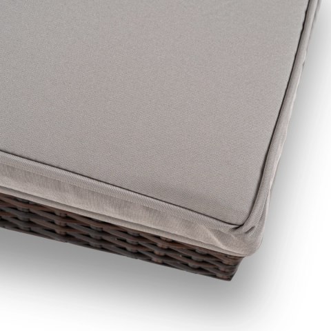 Fotel Ogrodowy FELIZ Brązowy/Szary Technorattan