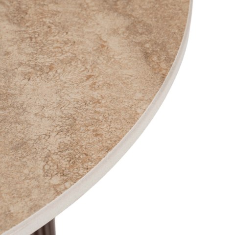 Stolik ALMERIA 50 cm Trawertyn/Orzech