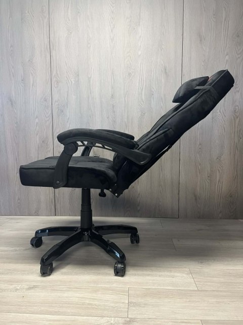 Fotel obrotowy do biurka TITAN BLACK ALCANTARA BASIC
