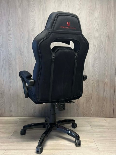 Fotel obrotowy do biurka TITAN BLACK ALCANTARA BASIC