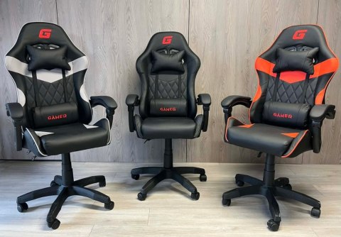 Fotel obrotowy gamingowy EVO PU BLACK XL