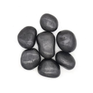 King Home Kamień OTOCZAK 3-5 cm 100 kg polerowany czarny