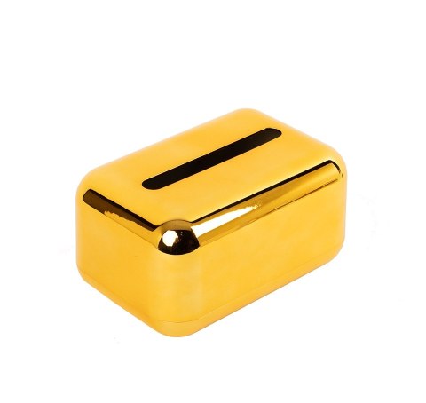 SHP Pojemnik dekoracyjny SHP GOLDEN złoty