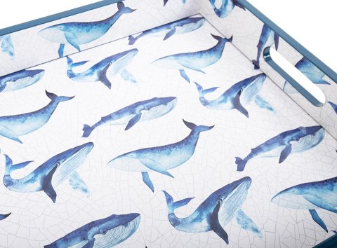 SHP Taca dekoracyjna SHP WHALE niebieska / biała