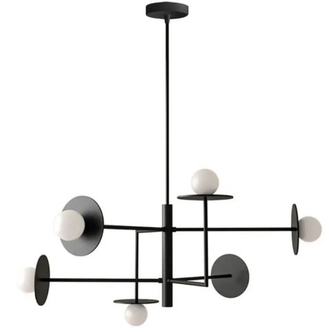 LAMPA APP1668-6CP BLACK MAT