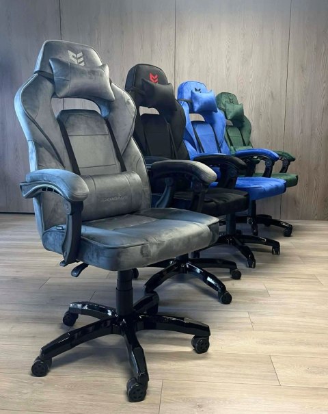Fotel obrotowy do biurka TITAN GREY ALCANTARA BASIC