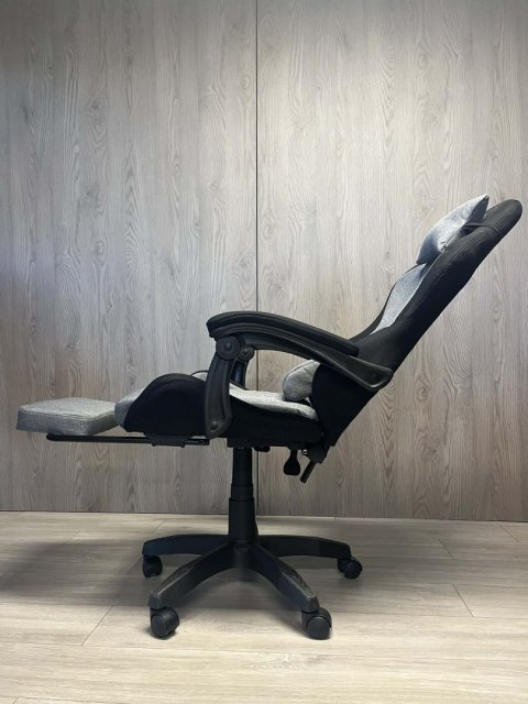 Fotel obrotowy gamingowy DIAVEL PRO FABRIC GREY XL
