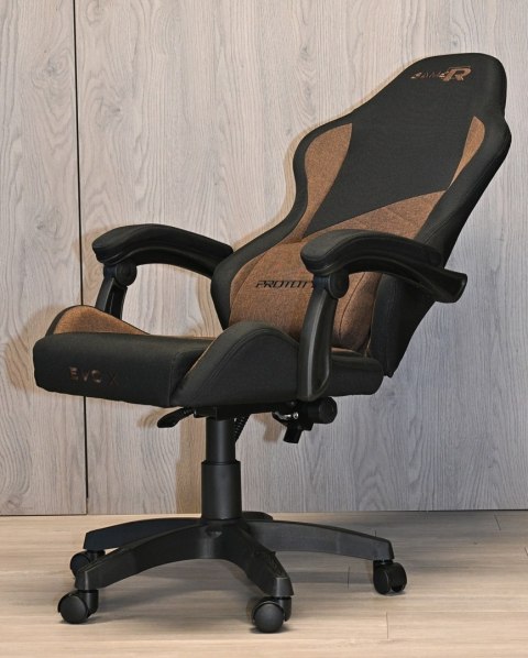 Fotel obrotowy gamingowy EVO FABRIC BROWN XL