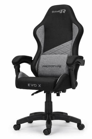 Fotel obrotowy gamingowy EVO FABRIC GREY XL