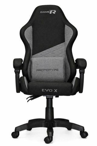 Fotel obrotowy gamingowy EVO FABRIC GREY XL