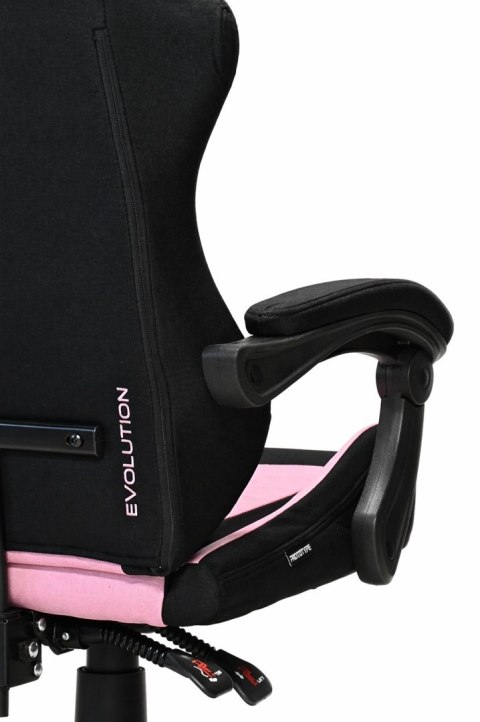 Fotel obrotowy gamingowy EVO FABRIC PINK XL