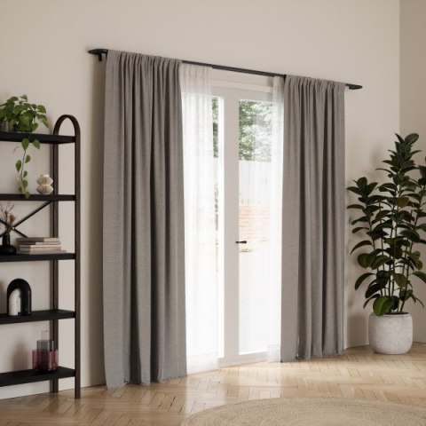 Umbra UMBRA karnisz TWILIGHT DOUBLE 76 - 213 cm czarny mat