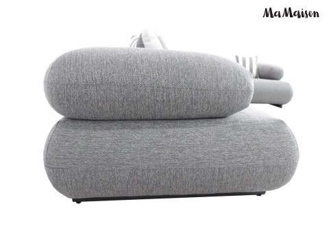 MaMaison MaMaison sofa narożna ogrodowa ALEXANDER 4 szara (poduszki i pokrowiec w zestawie)