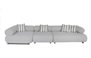 MaMaison MaMaison sofa ogrodowa ALEXANDER szara (poduszki i pokrowiec w zestawie)