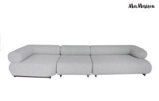 MaMaison MaMaison sofa ogrodowa ALEXANDER szara (poduszki i pokrowiec w zestawie)