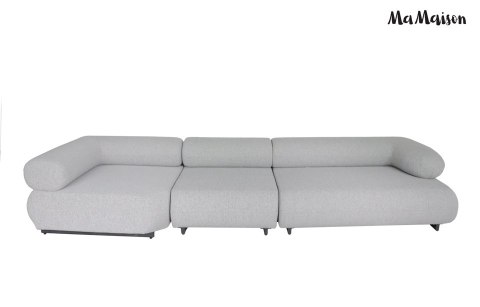 MaMaison MaMaison sofa ogrodowa ALEXANDER szara (poduszki i pokrowiec w zestawie)