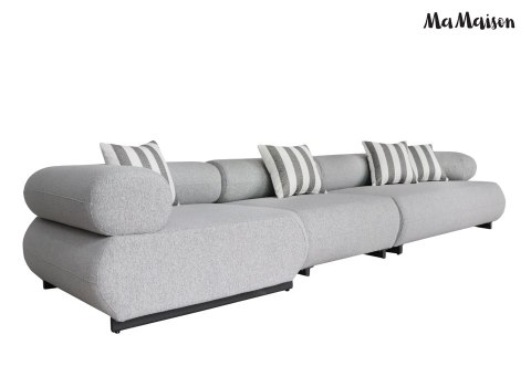 MaMaison MaMaison sofa ogrodowa ALEXANDER szara (poduszki i pokrowiec w zestawie)